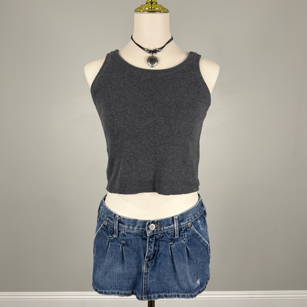 90s gray tank top vintage